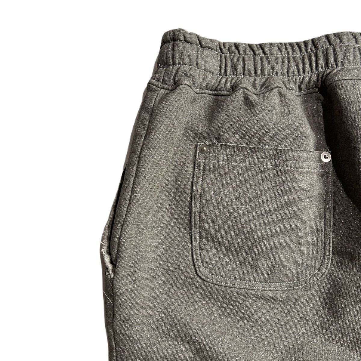 WOMEN LAME FLEECY PANTS / GRAY
