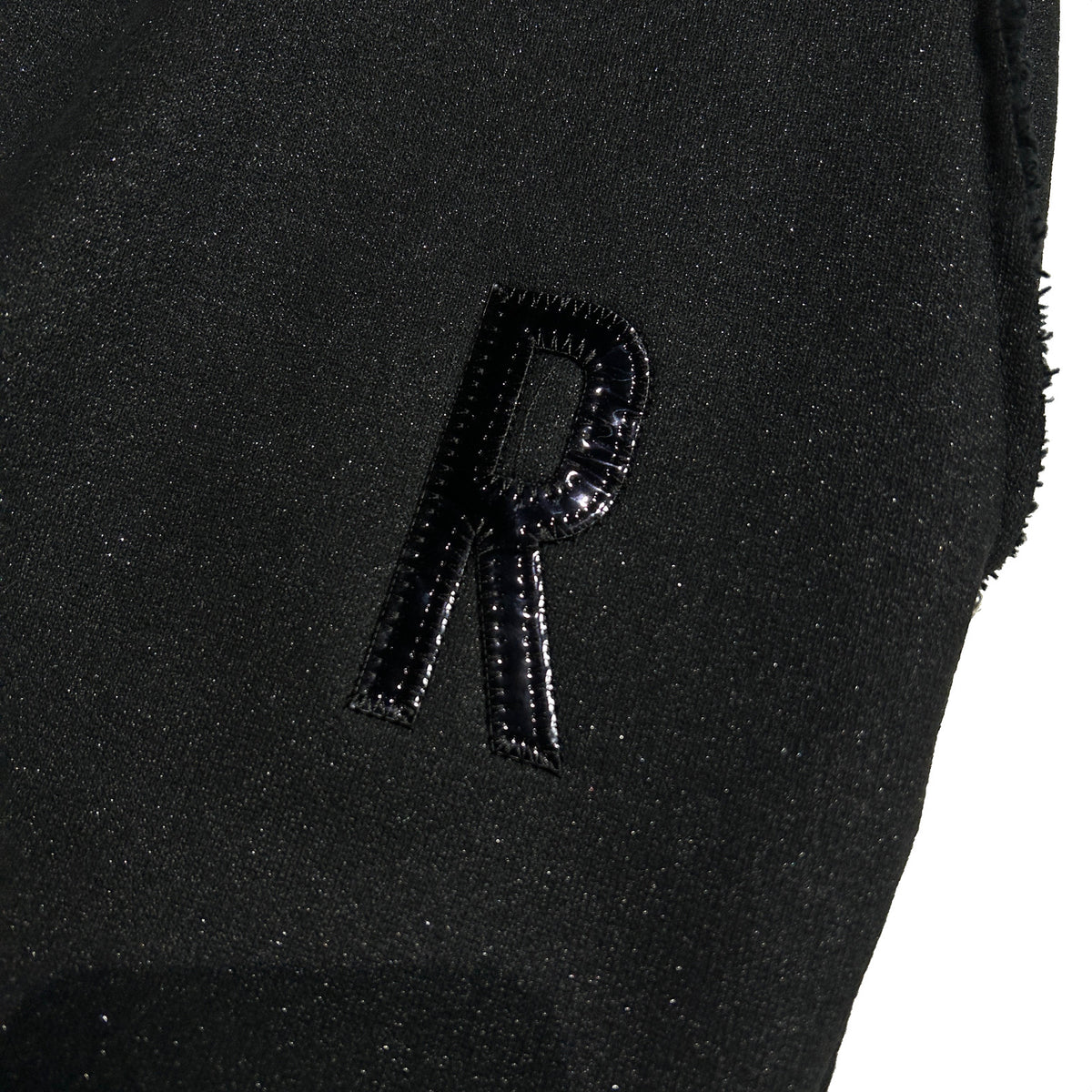 WOMEN LAME FLEECY PANTS / BLACK