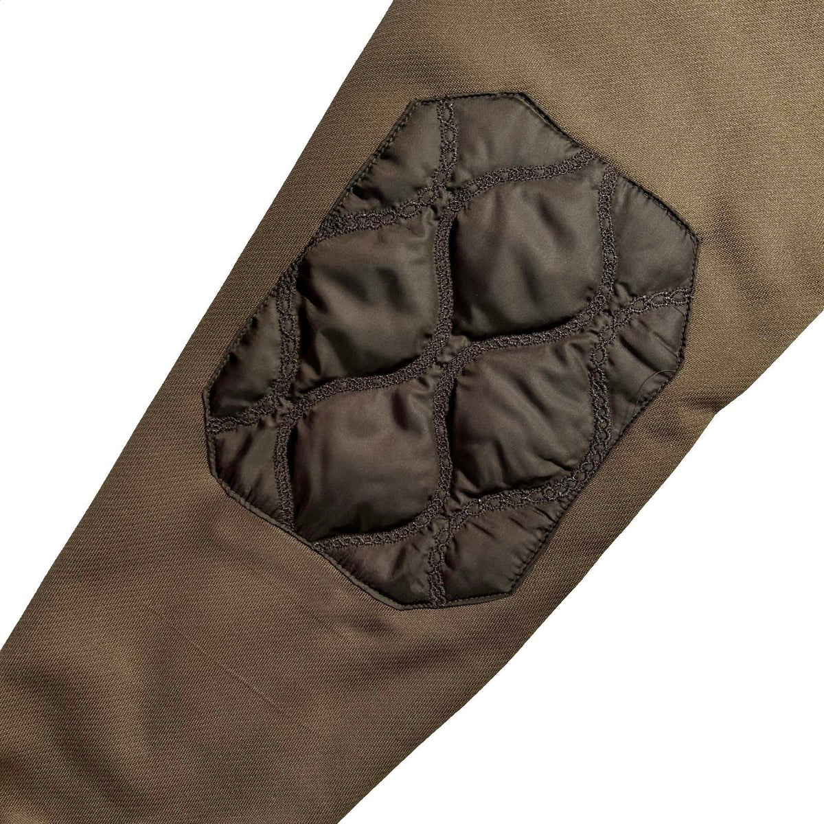 CHAIN QUILT SWEATSHIRT / BROWN