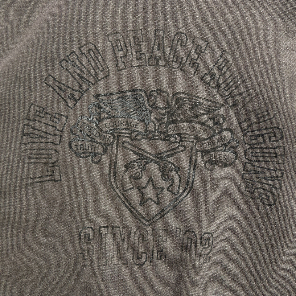 画像をギャラリービューアに読み込む, COLLEGE PRINT SWEATER / BROWN