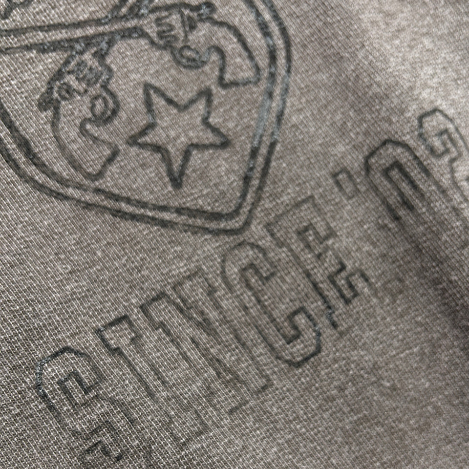 画像をギャラリービューアに読み込む, COLLEGE PRINT SWEATER / BROWN