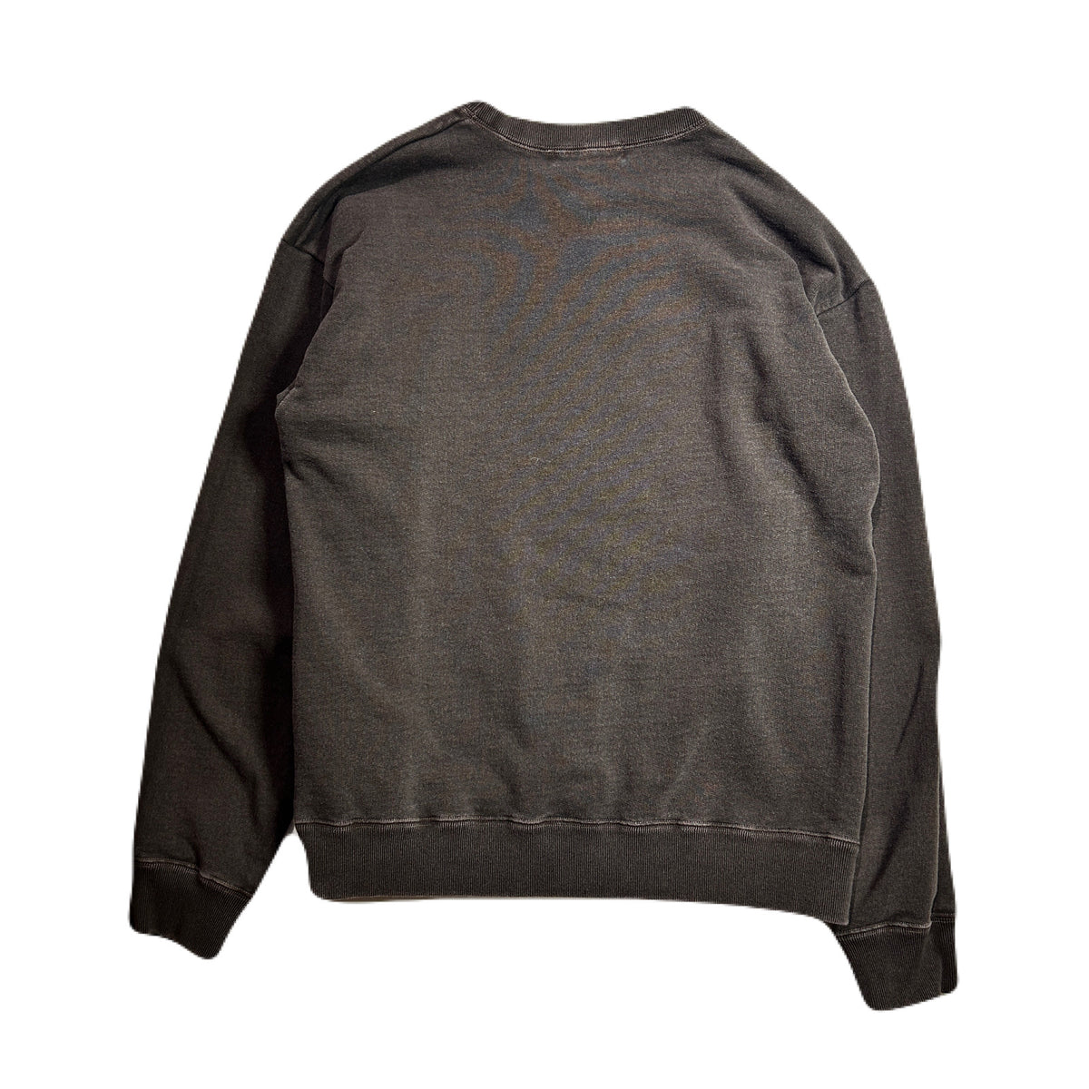 COLLEGE PRINT SWEATER / BROWN