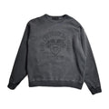 COLLEGE PRINT SWEATER / BLACK