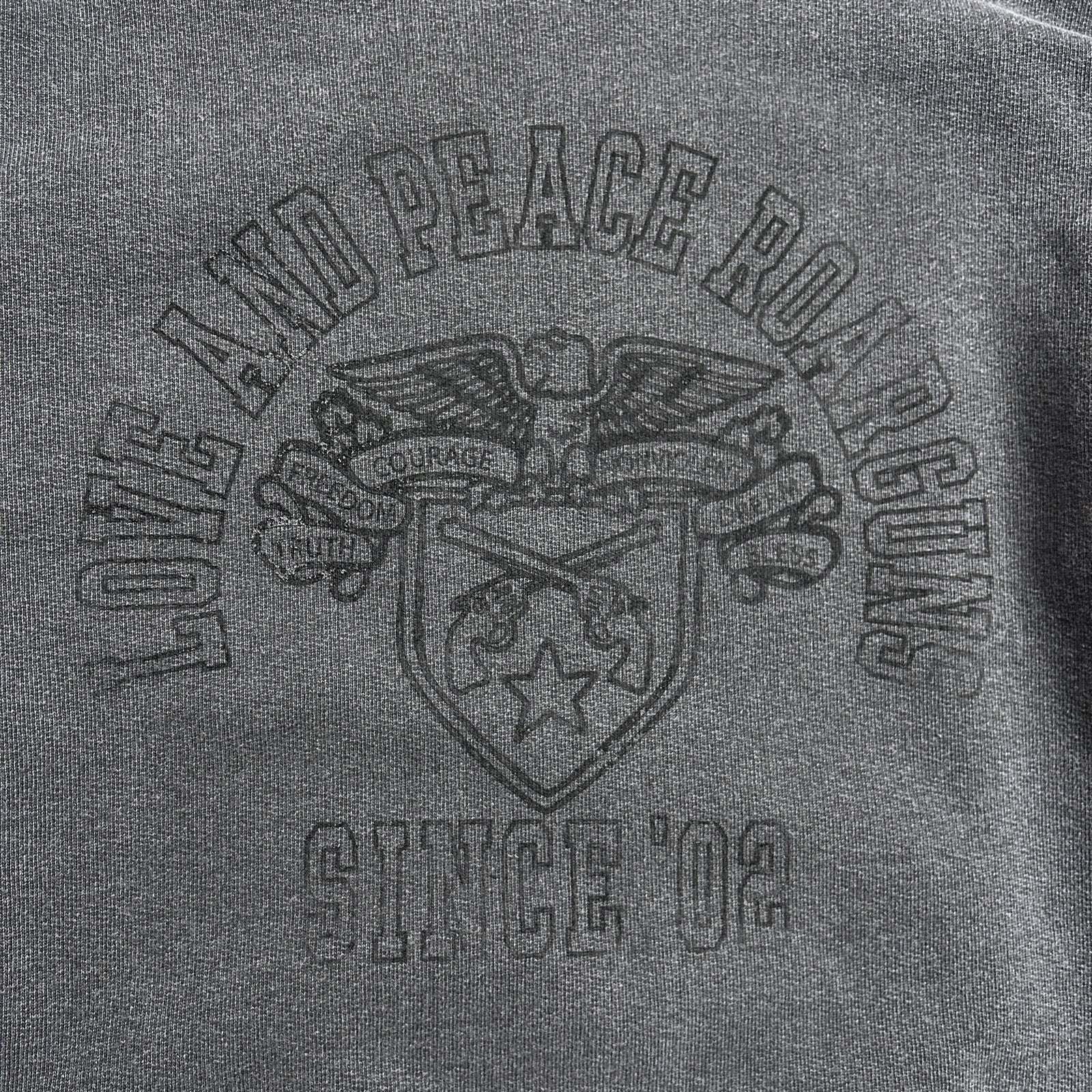 画像をギャラリービューアに読み込む, COLLEGE PRINT SWEATER / BLACK