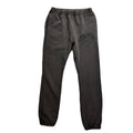 EMBLEM PRINT SWEAT PANTS / BROWN