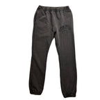EMBLEM PRINT SWEAT PANTS / BROWN