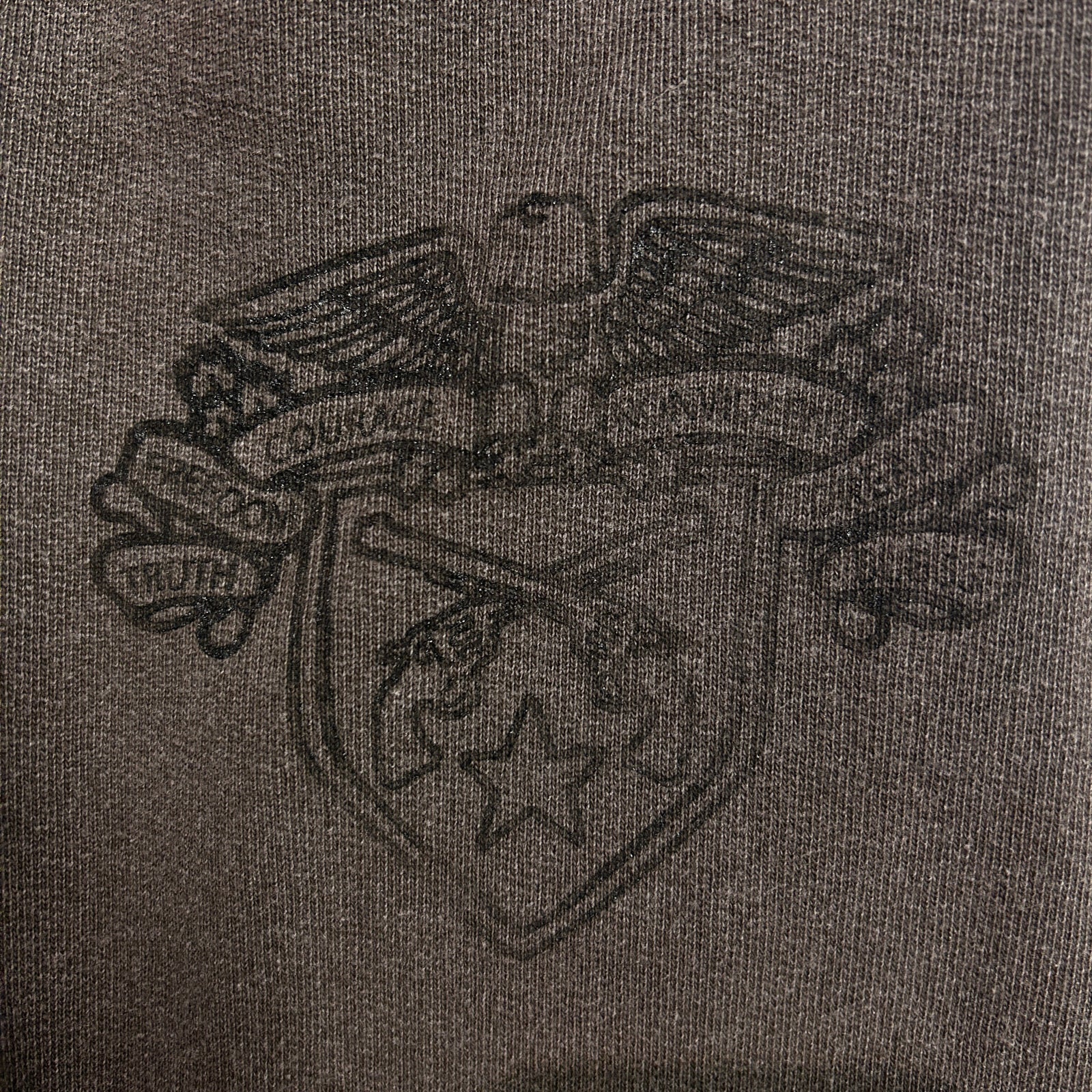 画像をギャラリービューアに読み込む, EMBLEM PRINT SWEAT PANTS / BROWN