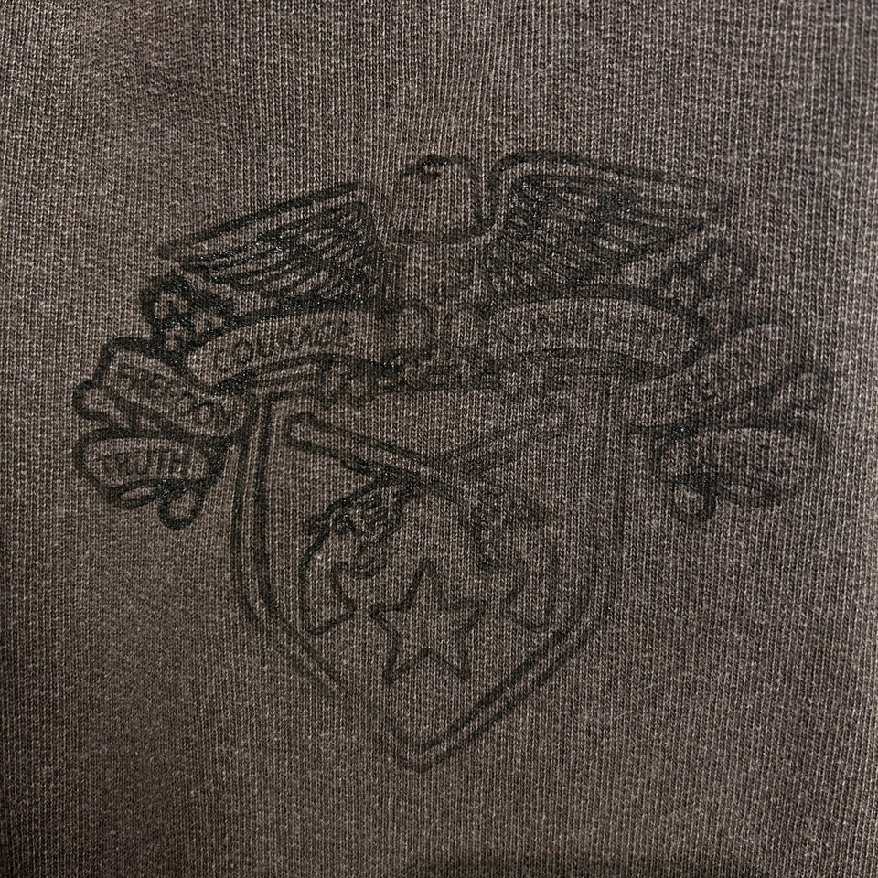 画像をギャラリービューアに読み込む, EMBLEM PRINT SWEAT PANTS / BROWN