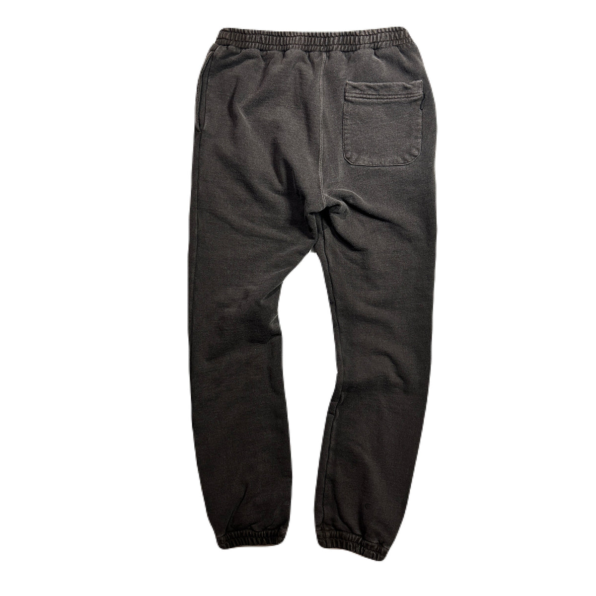 EMBLEM PRINT SWEAT PANTS / BROWN