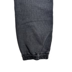 EMBLEM PRINT SWEAT PANTS / BLACK
