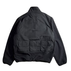 FLEECE NYLON JACKET / BLACK