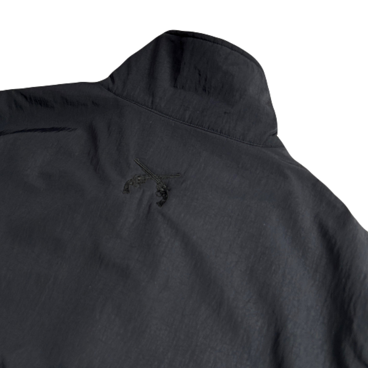FLEECE NYLON JACKET / BLACK