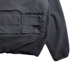 FLEECE NYLON JACKET / BLACK