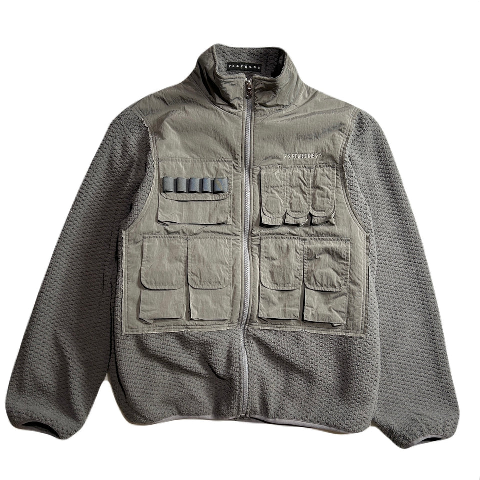 画像をギャラリービューアに読み込む, FLEECE NYLON JACKET / GRAY