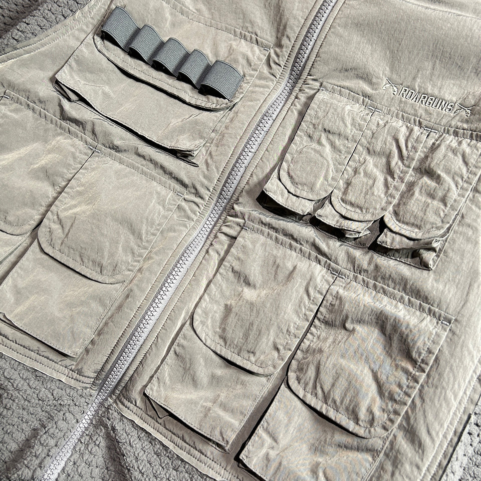 画像をギャラリービューアに読み込む, FLEECE NYLON JACKET / GRAY