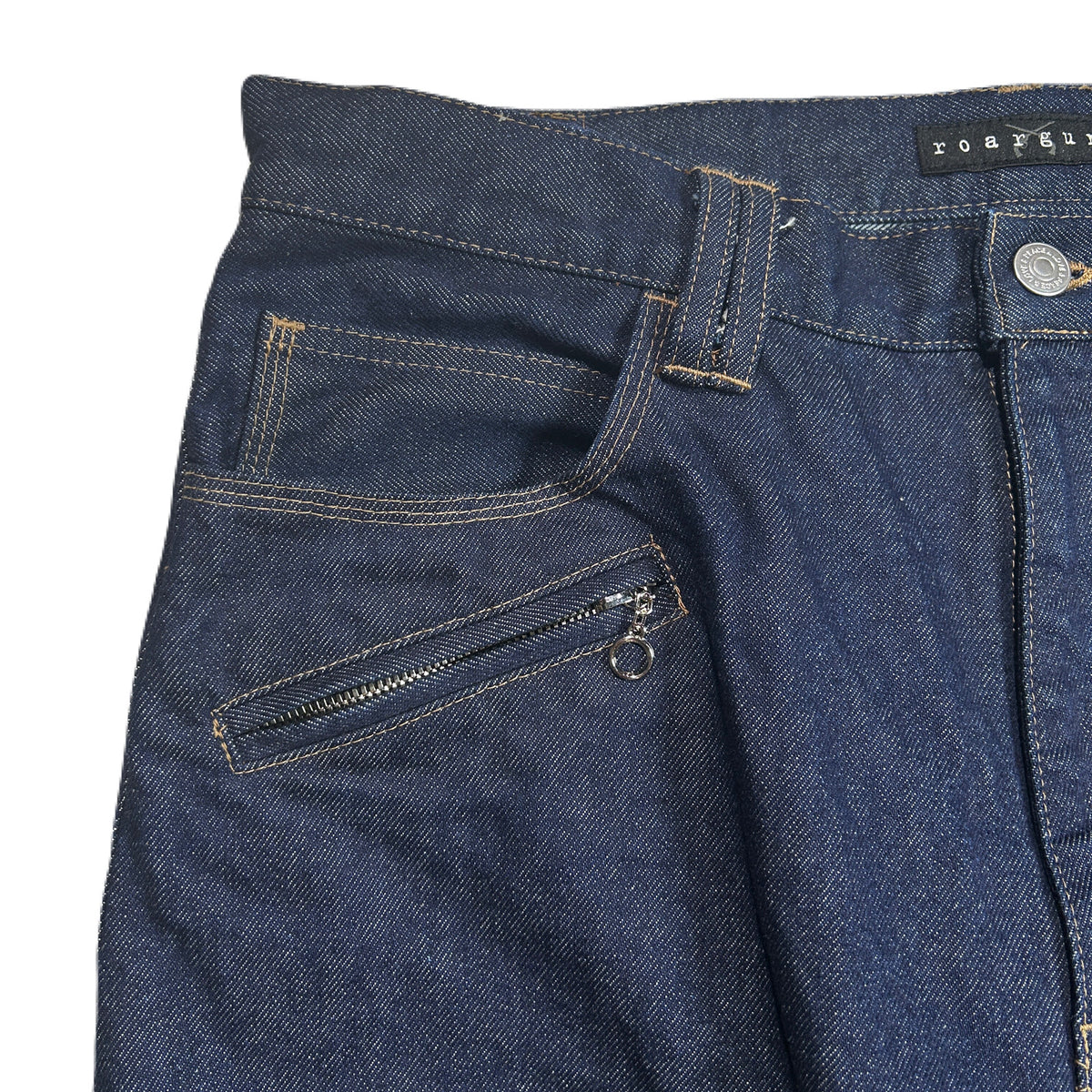 ONE WASH CRYSTAL DENIM PANTS  / INDIGO