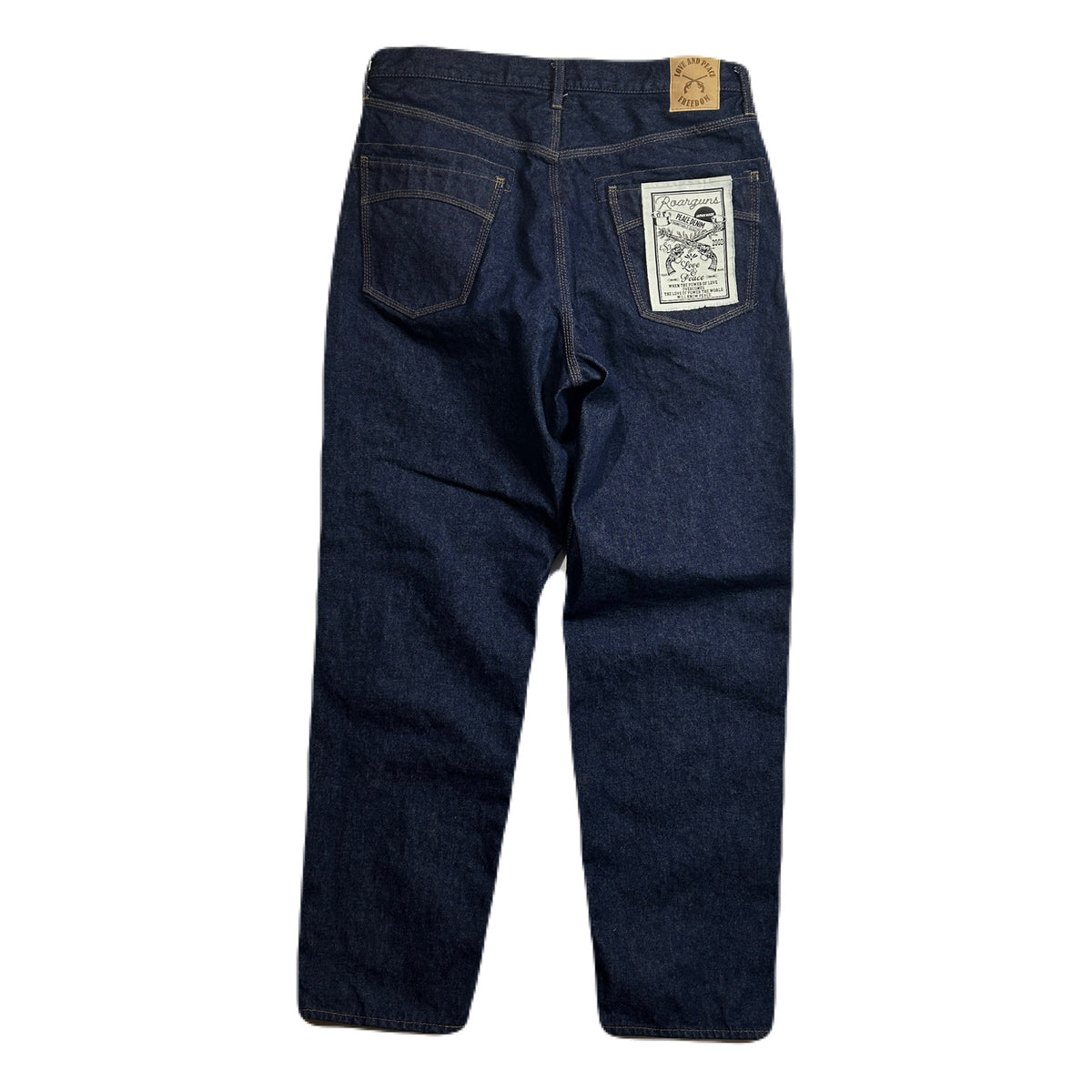 ONE WASH CRYSTAL DENIM PANTS  / INDIGO