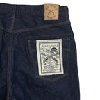 ONE WASH CRYSTAL DENIM PANTS  / INDIGO