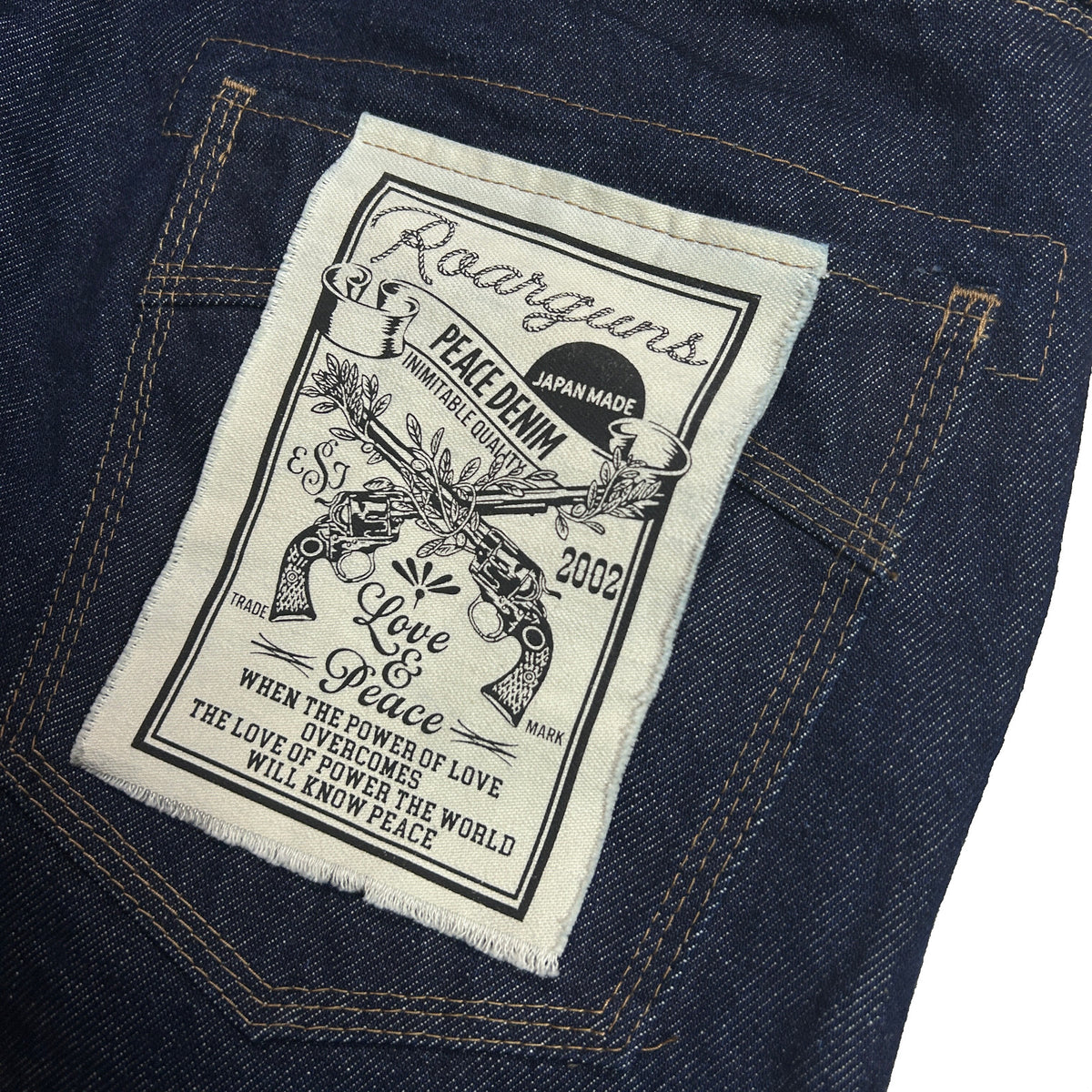 ONE WASH CRYSTAL DENIM PANTS  / INDIGO