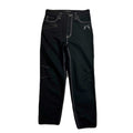 ONE WASH CRYSTAL DENIM PANTS  / BLACK*BLACK