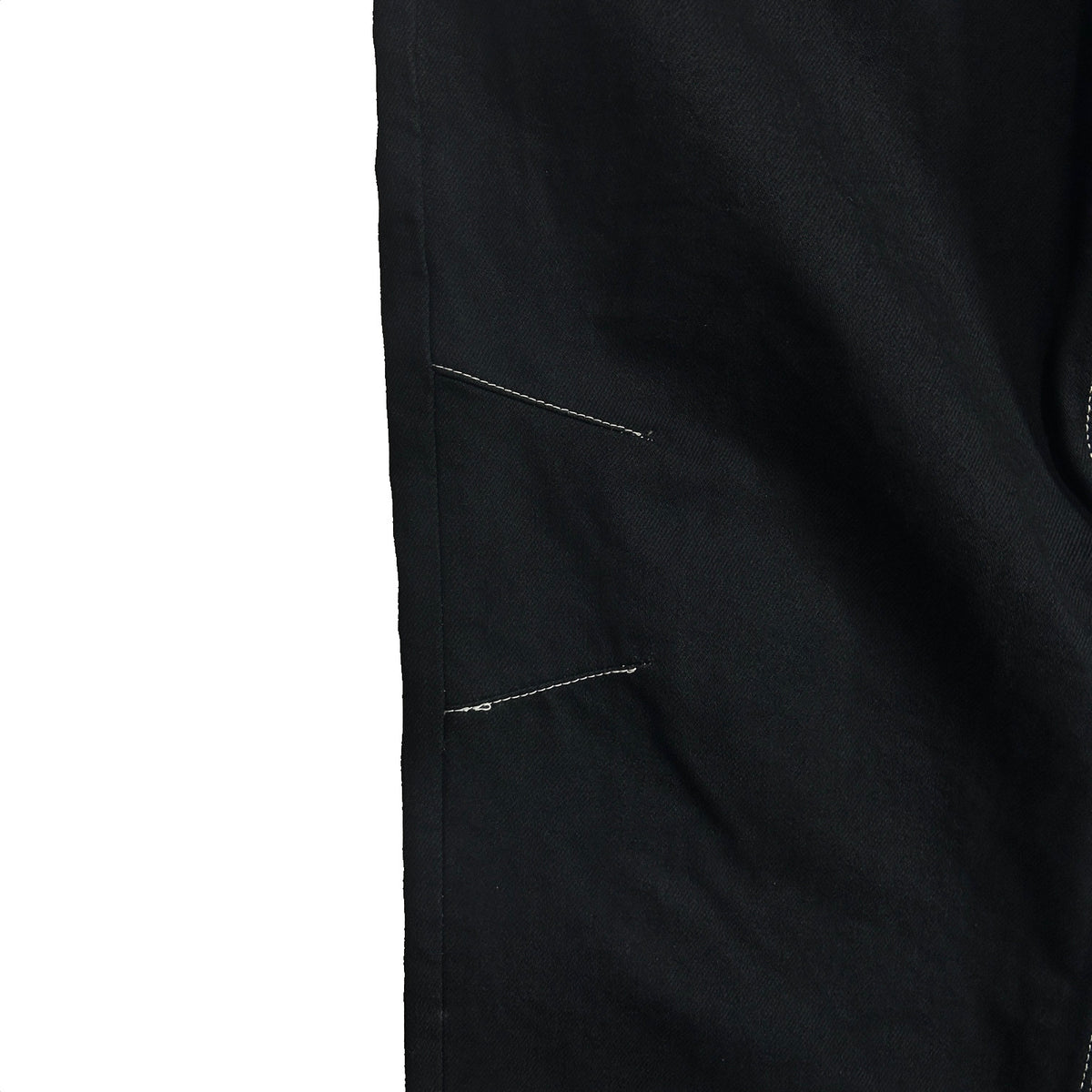 ONE WASH CRYSTAL DENIM PANTS  / BLACK*BLACK
