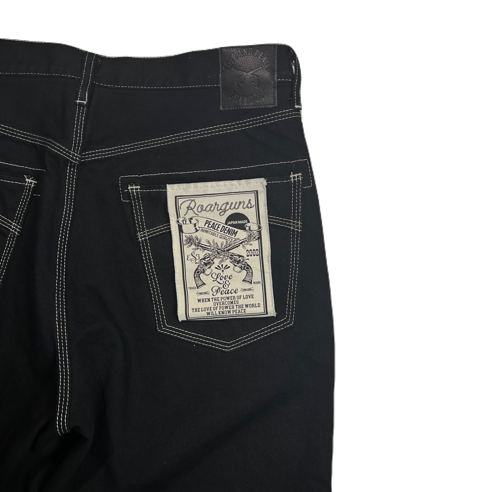 画像をギャラリービューアに読み込む, ONE WASH CRYSTAL DENIM PANTS  / BLACK*BLACK