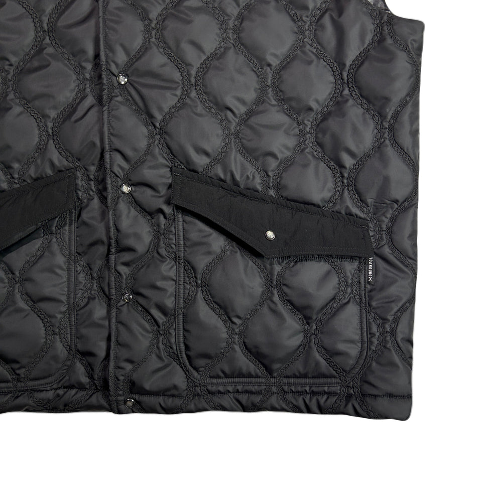 画像をギャラリービューアに読み込む, CHAIN QUILT VEST / BLACK