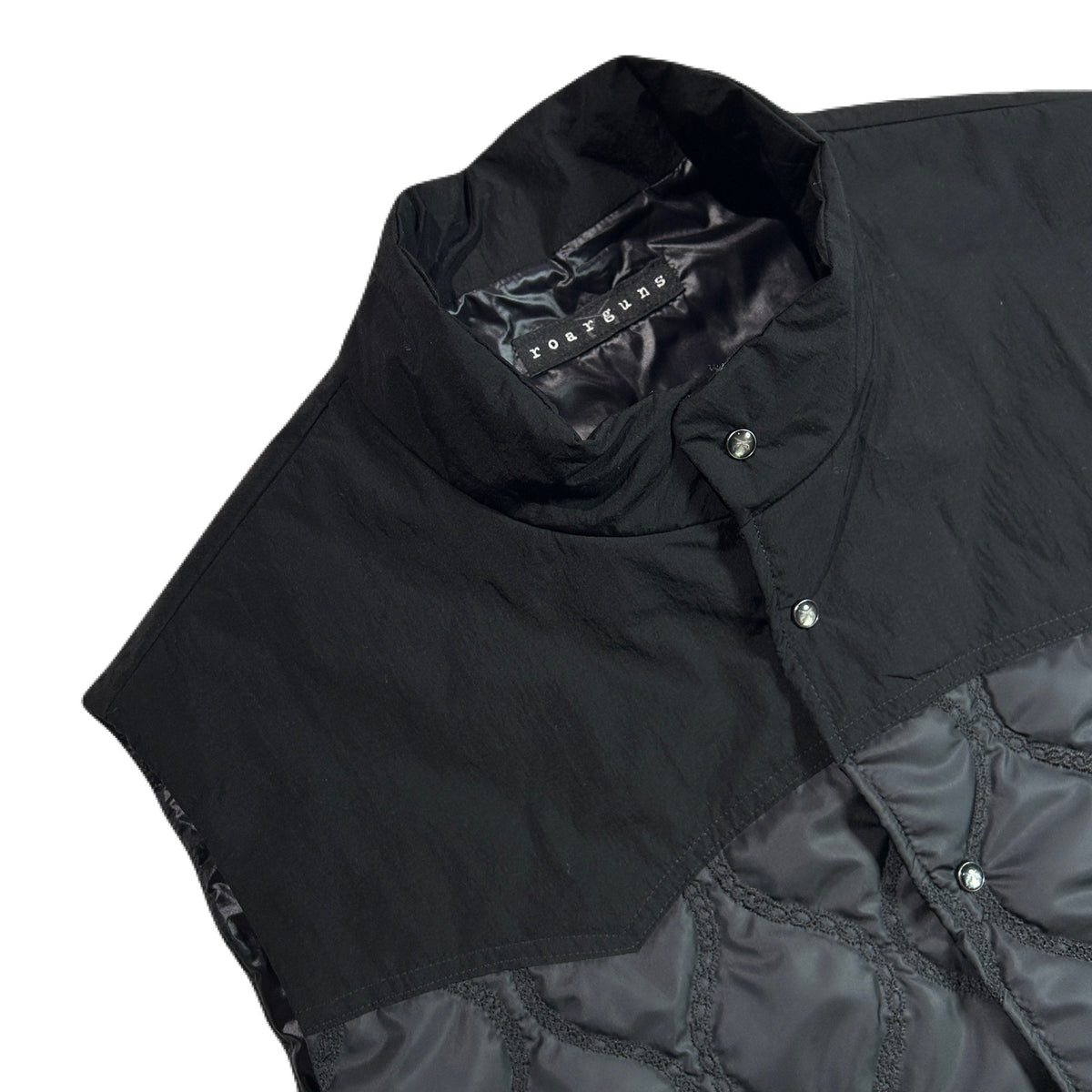 CHAIN QUILT VEST / BLACK