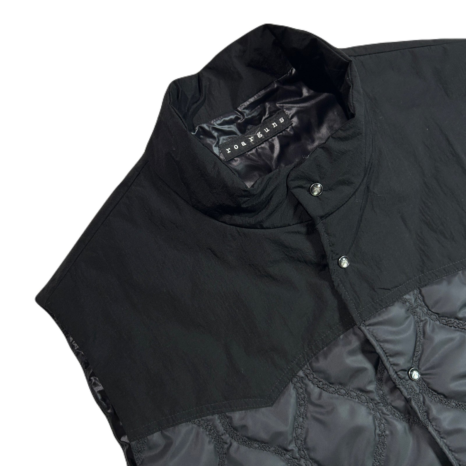 画像をギャラリービューアに読み込む, CHAIN QUILT VEST / BLACK