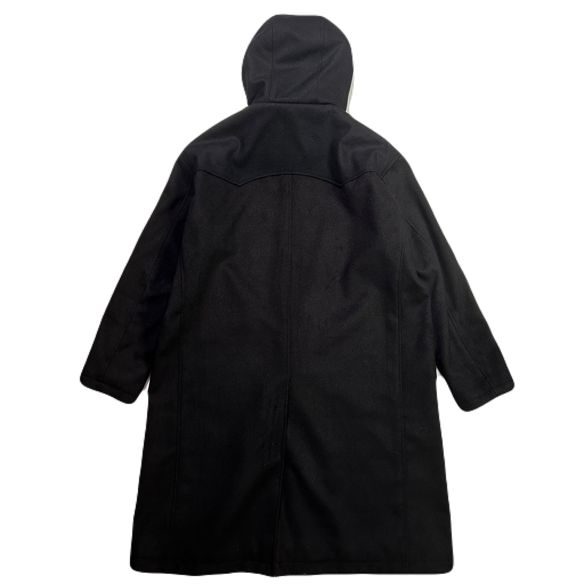 MELTON LONG COAT / BLACK