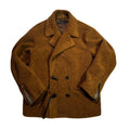 POODLE FUR HORN TOGGLE P-COAT / BROWN