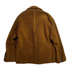 POODLE FUR HORN TOGGLE P-COAT / BROWN