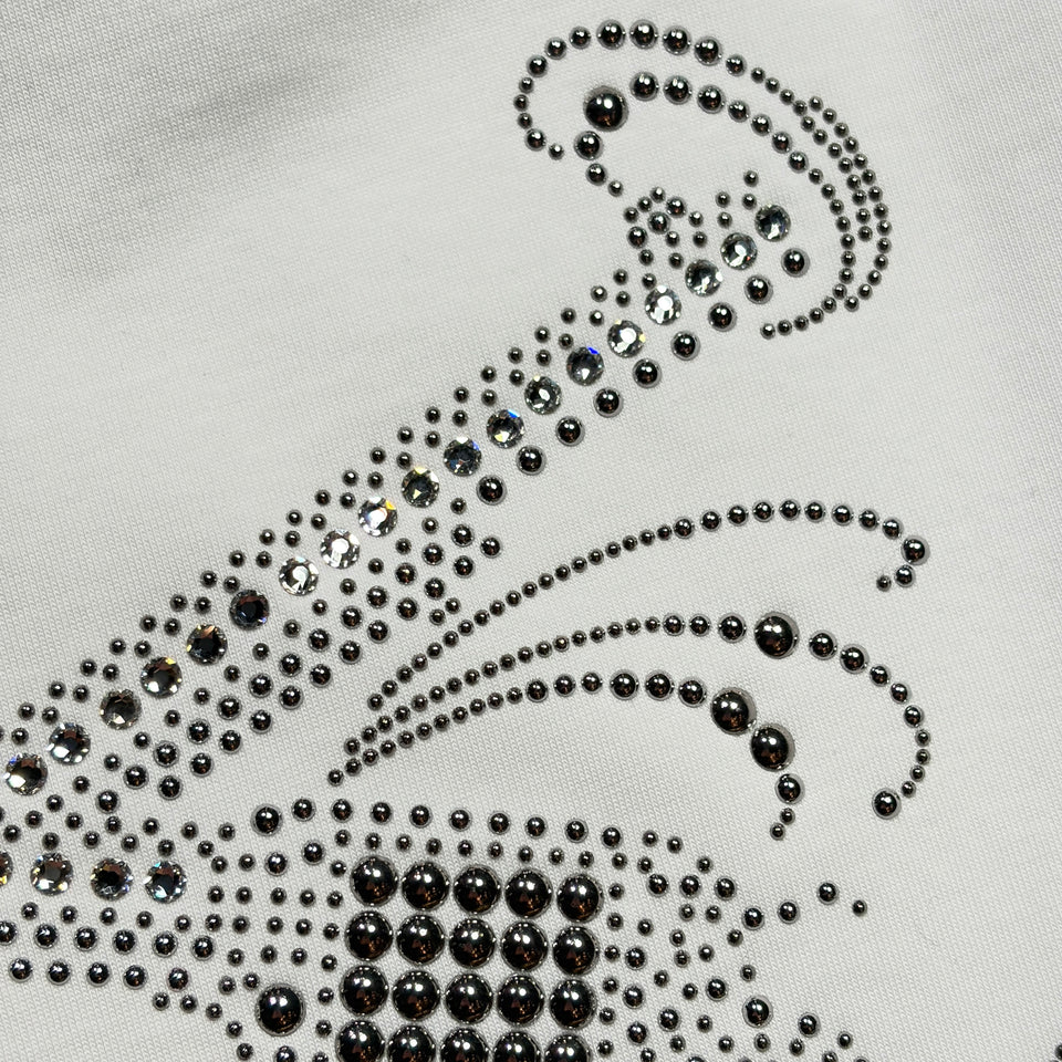 Load image into Gallery viewer, CROSSGUN METAL L/S T-SHIRT / WHITE