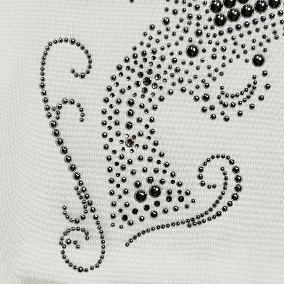 Load image into Gallery viewer, CROSSGUN METAL L/S T-SHIRT / WHITE