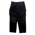 CORDUROY CARGO PANTS / BLACK
