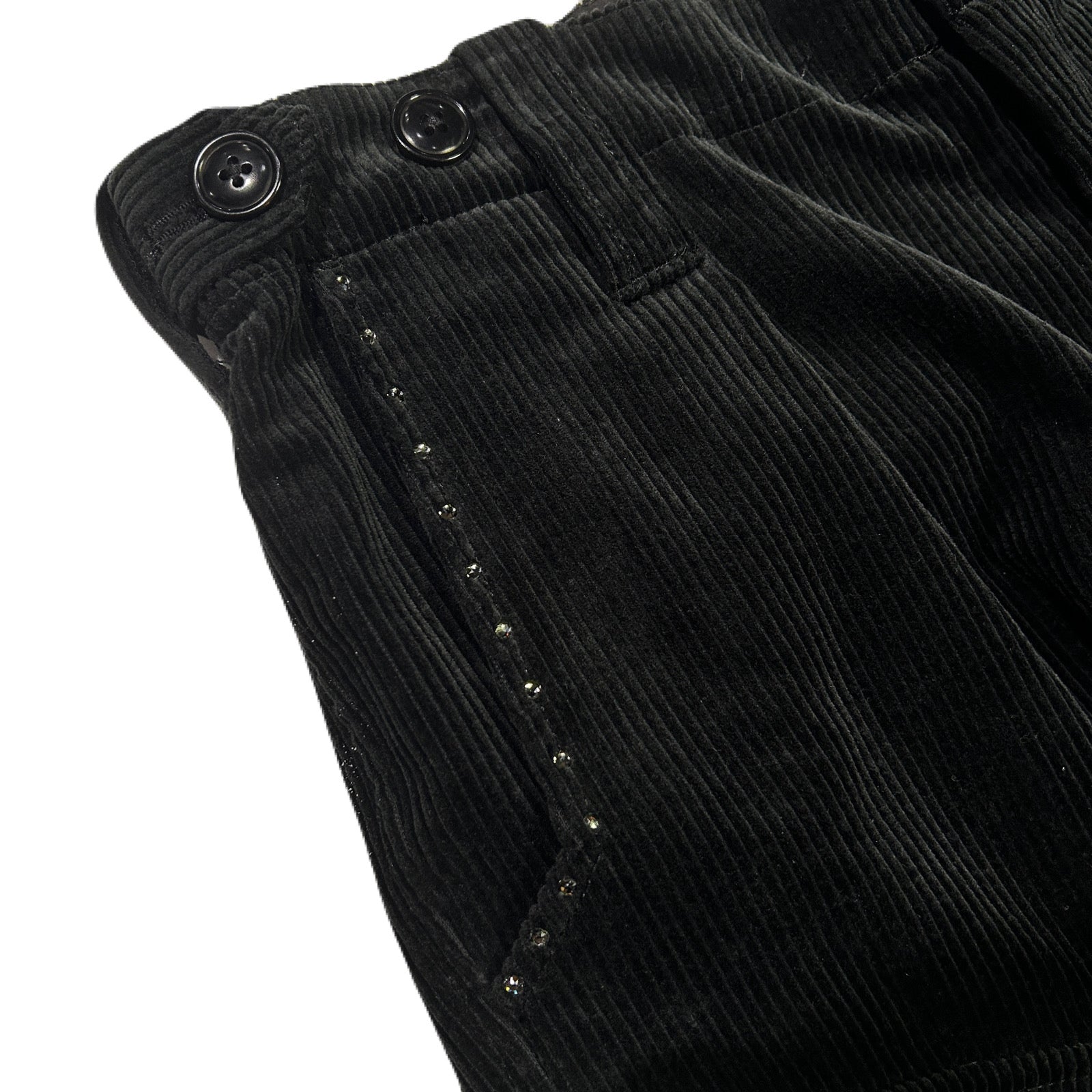 画像をギャラリービューアに読み込む, CORDUROY CARGO PANTS / BLACK