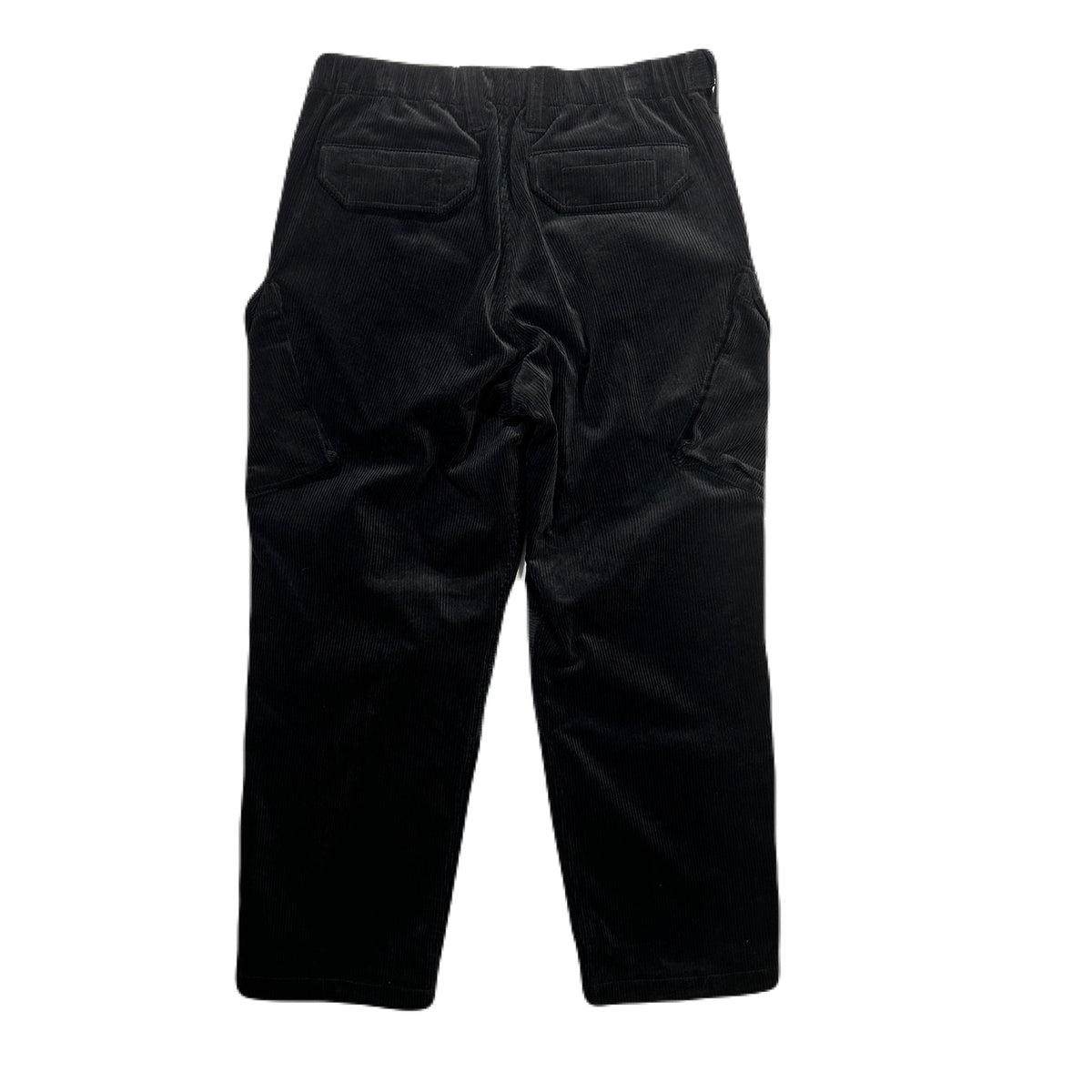 CORDUROY CARGO PANTS / BLACK