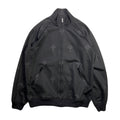 CROSS JACQUARD JERSEY TRACK JACKET / BLACK