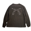 CROSSGUN METAL L/S T-SHIRT / BROWN
