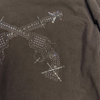 CROSSGUN METAL L/S T-SHIRT / BROWN