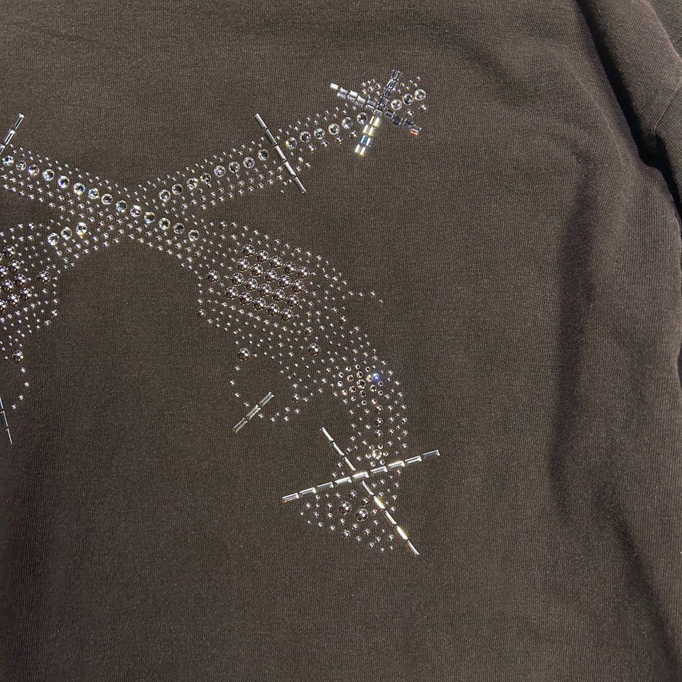 画像をギャラリービューアに読み込む, CROSSGUN METAL L/S T-SHIRT / BROWN