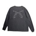 CROSSGUN METAL L/S T-SHIRT / BLACK