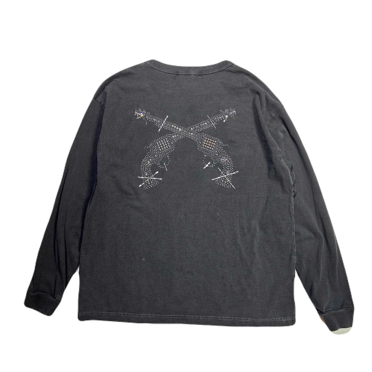 CROSSGUN METAL L/S T-SHIRT / BLACK