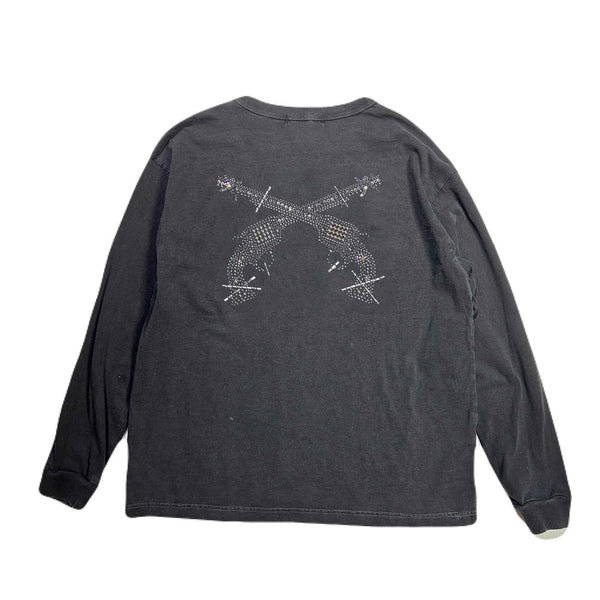 CROSSGUN METAL L/S T-SHIRT / BLACK