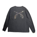 CROSSGUN ALL CRYSTAL L/S T-SHIRT / BLACK