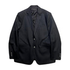 CROSS JACQUARD JACKET / BLACK
