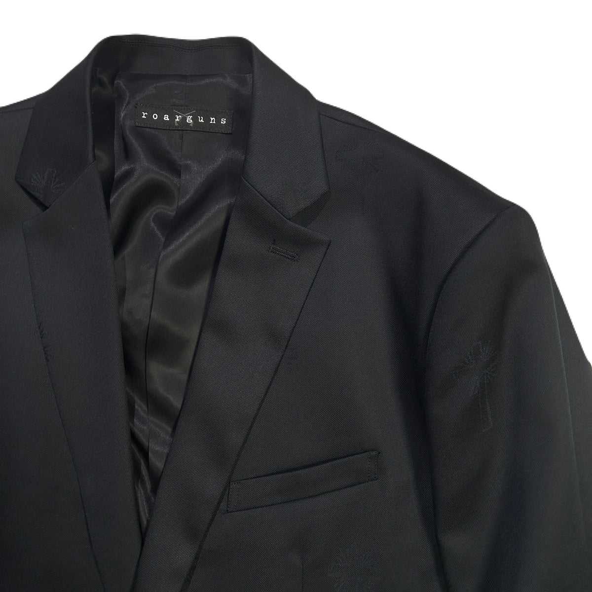 CROSS JACQUARD JACKET / BLACK