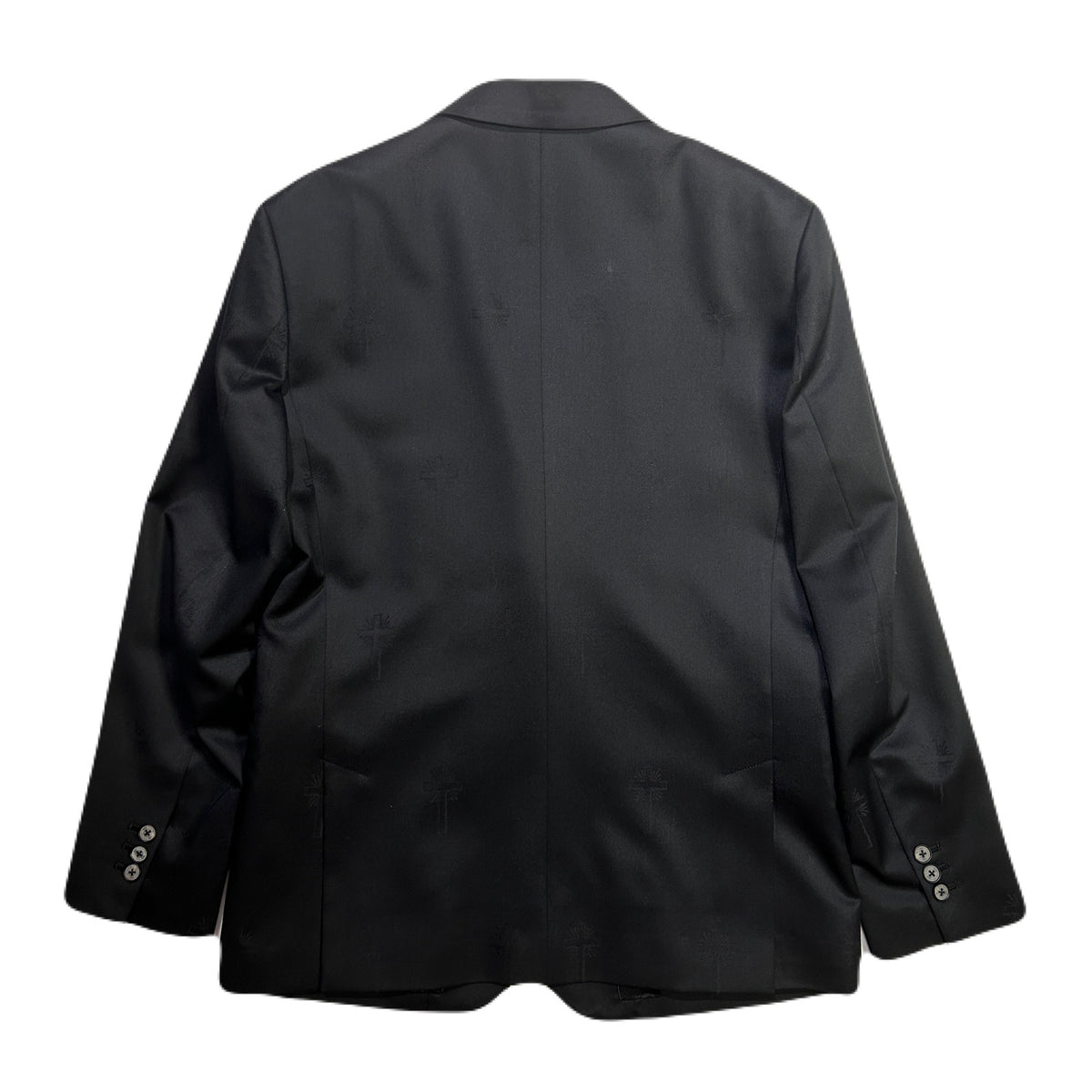 CROSS JACQUARD JACKET / BLACK