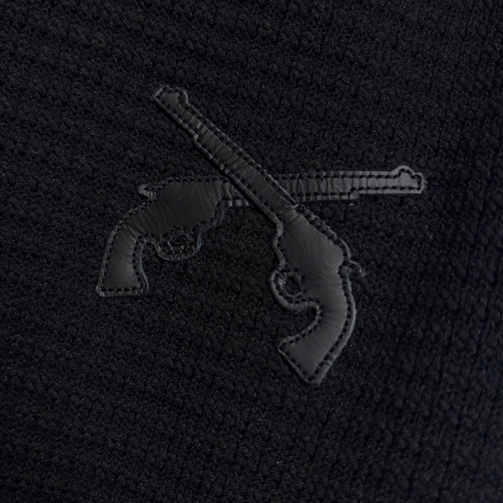 画像をギャラリービューアに読み込む, CROSSGUN PATCH WAFFLE PANTS / BLACK