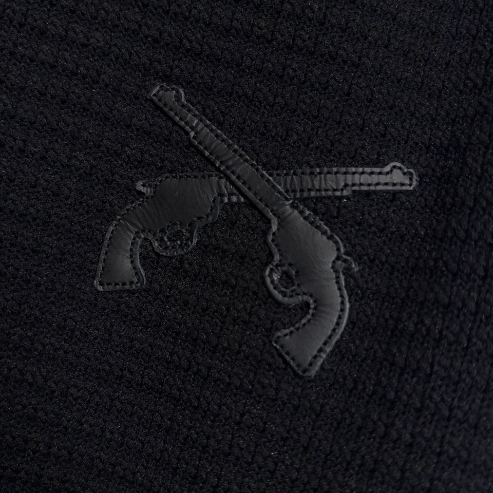 画像をギャラリービューアに読み込む, CROSSGUN PATCH WAFFLE PANTS / BLACK